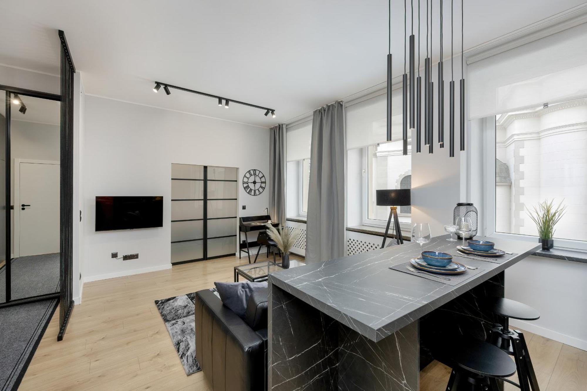Exclusive Grey And Red Apartment In Warsaw Center By Noclegi Renters المظهر الخارجي الصورة