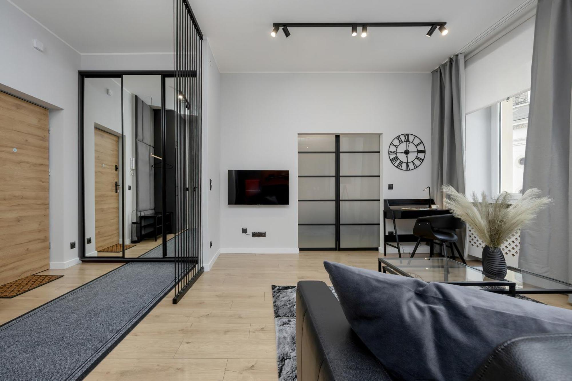 Exclusive Grey And Red Apartment In Warsaw Center By Noclegi Renters المظهر الخارجي الصورة