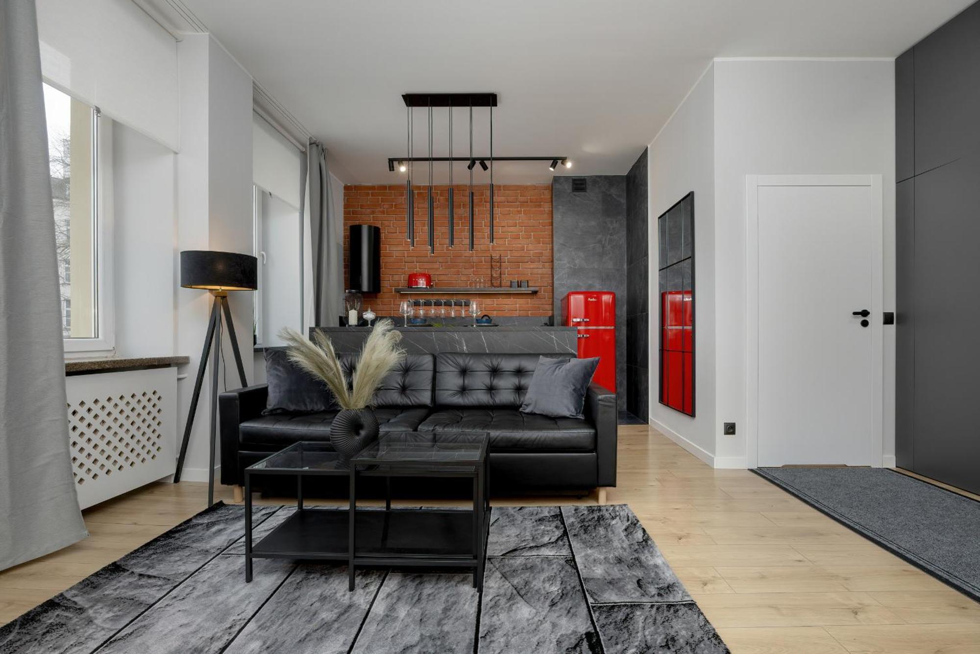 Exclusive Grey And Red Apartment In Warsaw Center By Noclegi Renters المظهر الخارجي الصورة