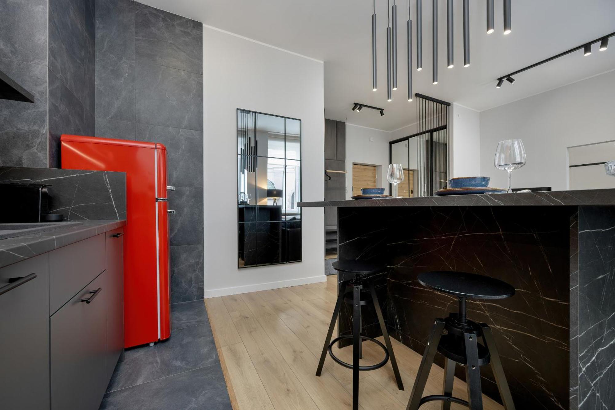 Exclusive Grey And Red Apartment In Warsaw Center By Noclegi Renters المظهر الخارجي الصورة